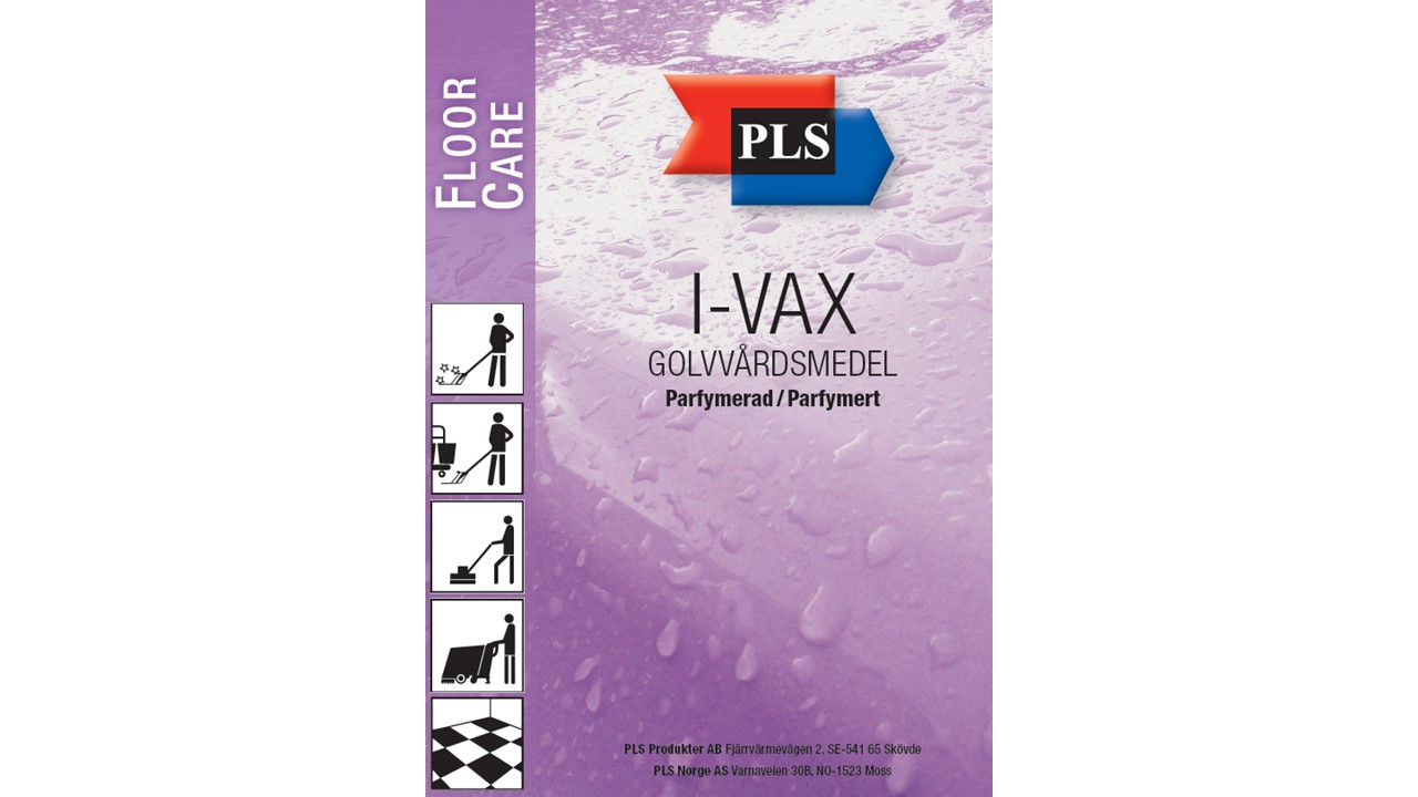 Etikett Brukslösning I-vax parfymerad