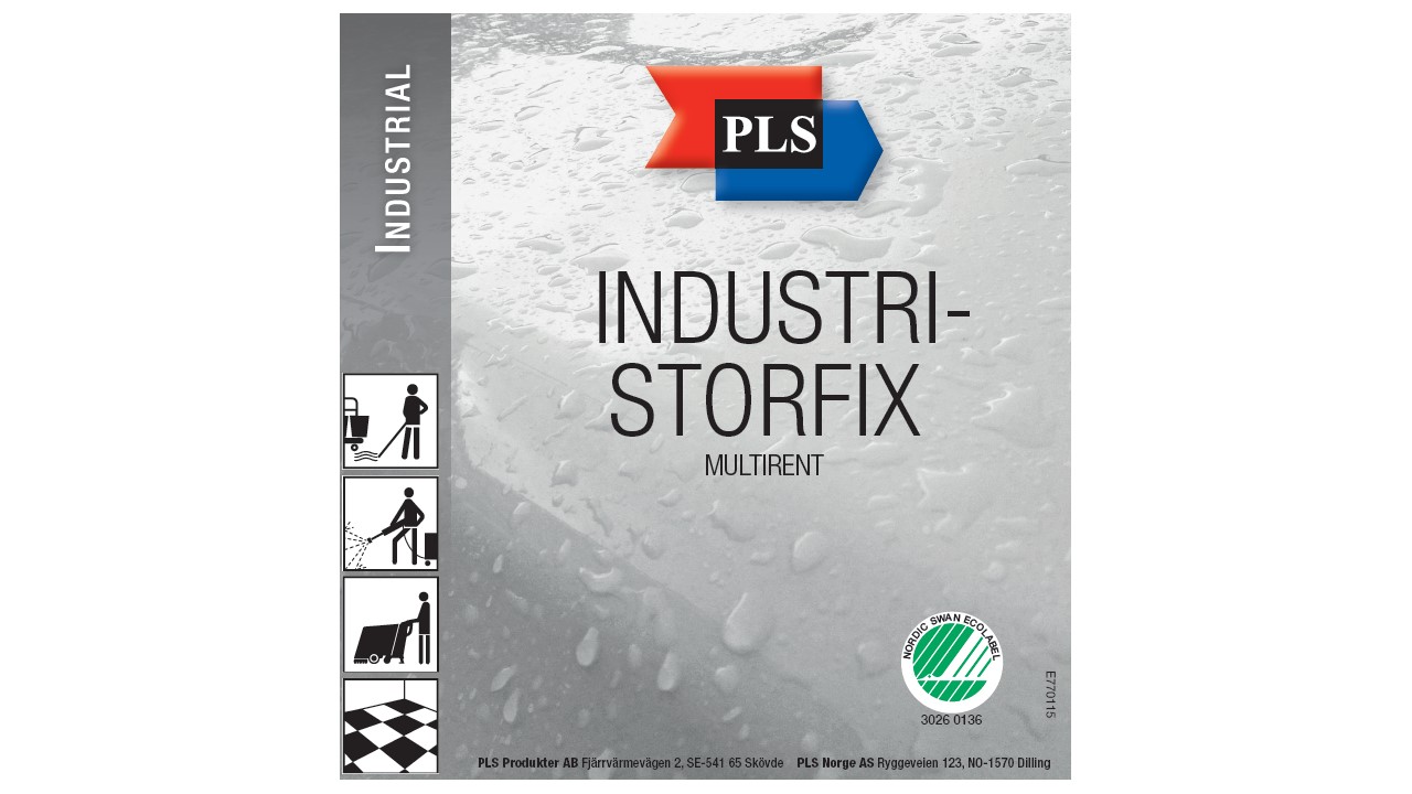 Etikett Brukslösning Industri-Storfix