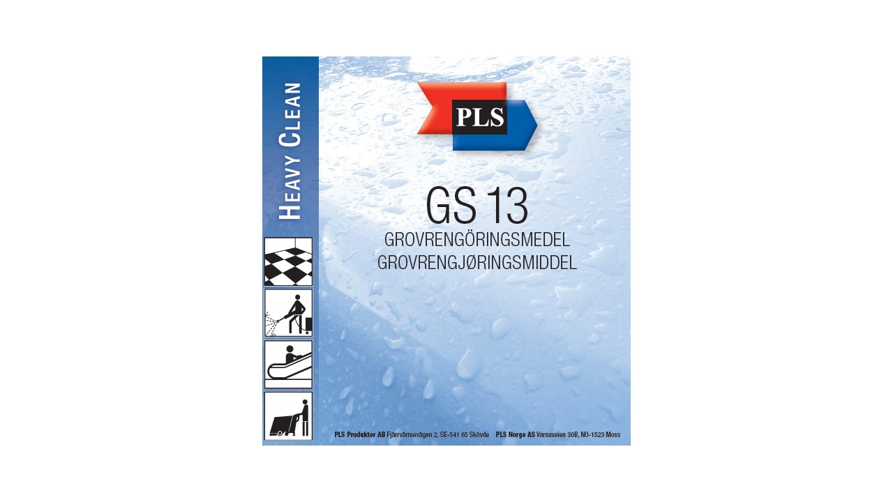 Etikett Brukslösning GS-13