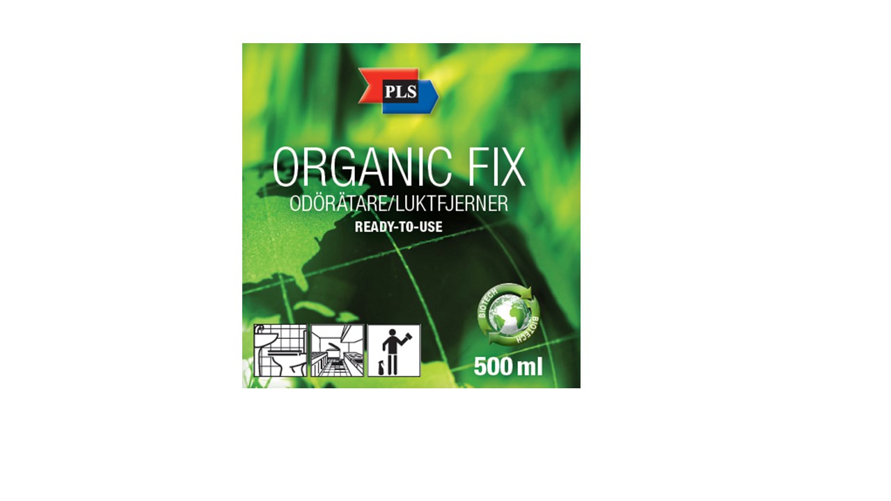 Etikett Brukslösning Organic Fix