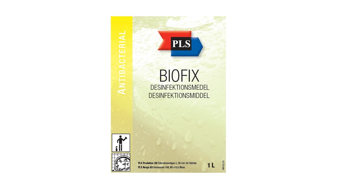 Etikett Brukslösning Biofix